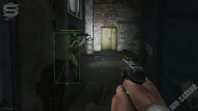 ESP wallhack setup for Escape from Tarkov live raids — Escape from Tarkov cheat gameplay screenshot