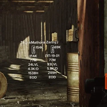 Offline raids vs Labs Tarkov cheats — Escape from Tarkov cheat gameplay screenshot