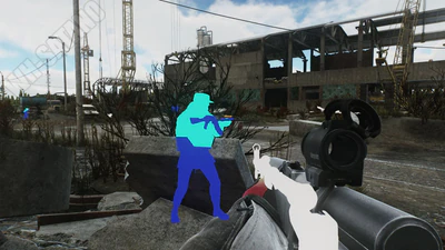 Escape from Tarkov long-range ESP tracking distant PMCs across Woods and open fields